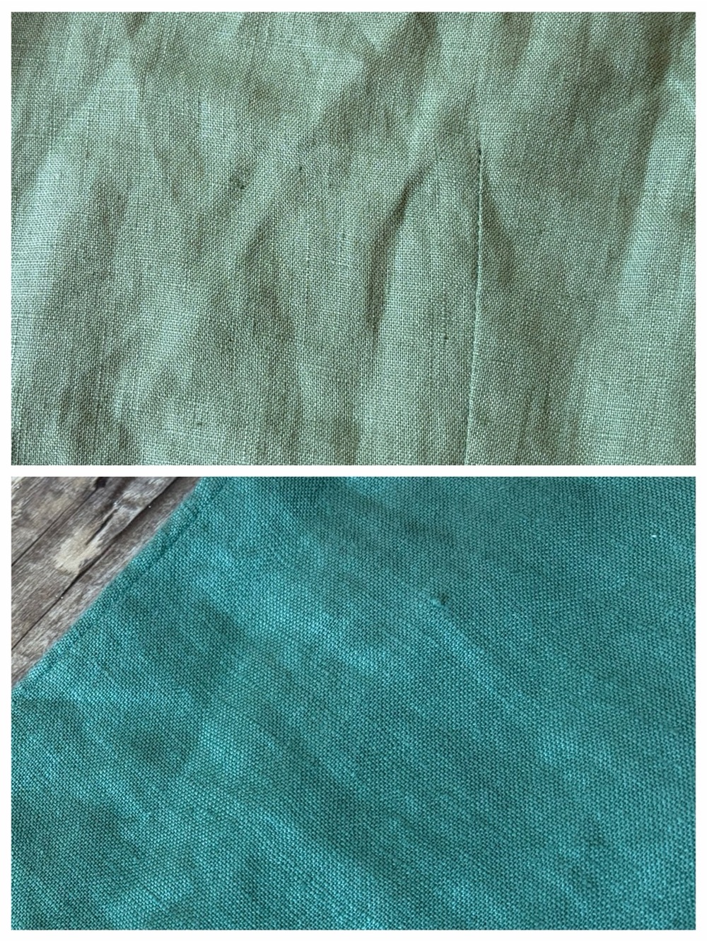 J. Jill Love Linen Green Short Sleeve Wide Leg Button Up Utility Jumpsuit - Picture 6 of 8